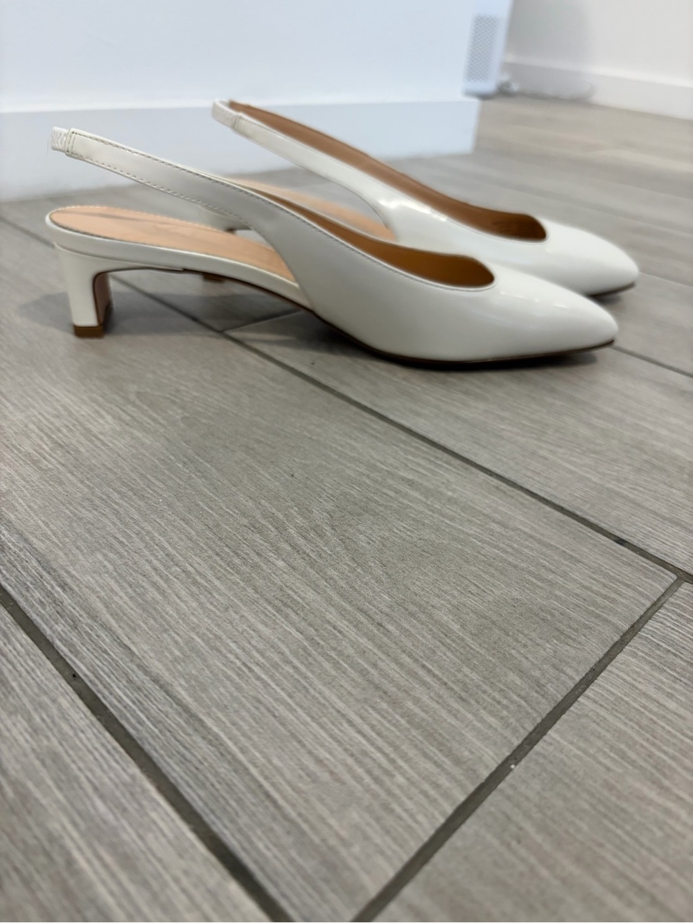 J. Crew White Slingback Pumps - NWOT - Picture 5 of 5